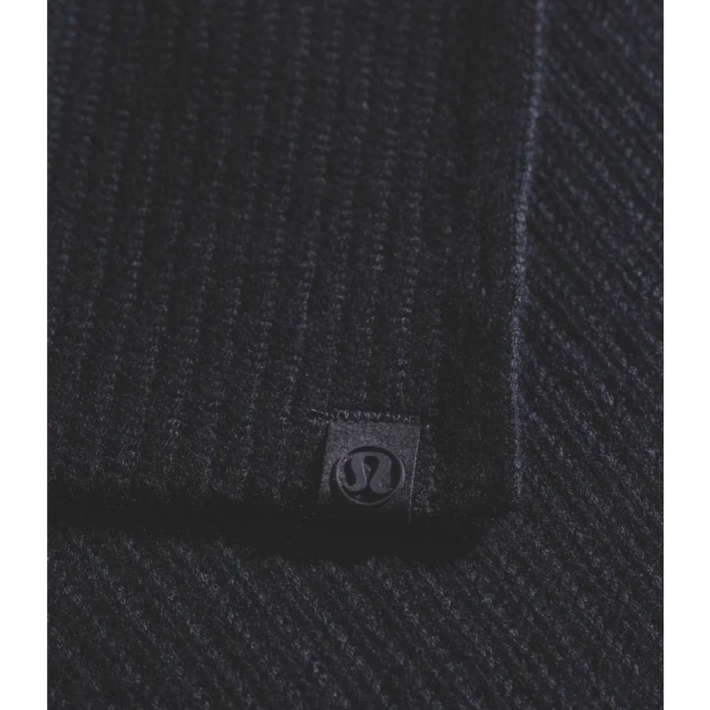 Lululemon Luxurious Ribbed Knit Merino Wool Winter Scarf Winter Layer Staple